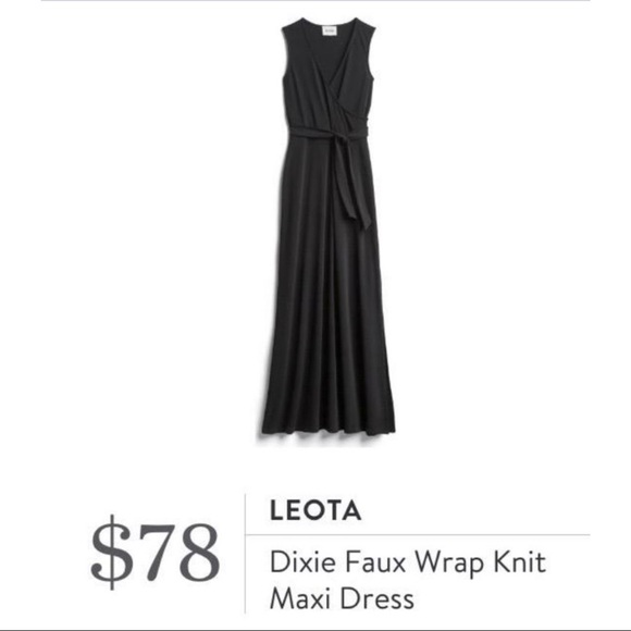 Leota Dresses & Skirts - Leota black maxi dress